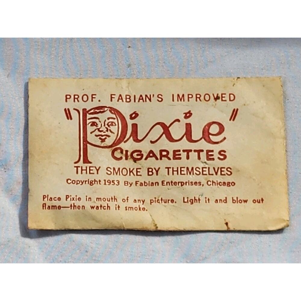 Professor Fabians Dixie Cigarettes, 1953 Fabian Enrerprises Chicago